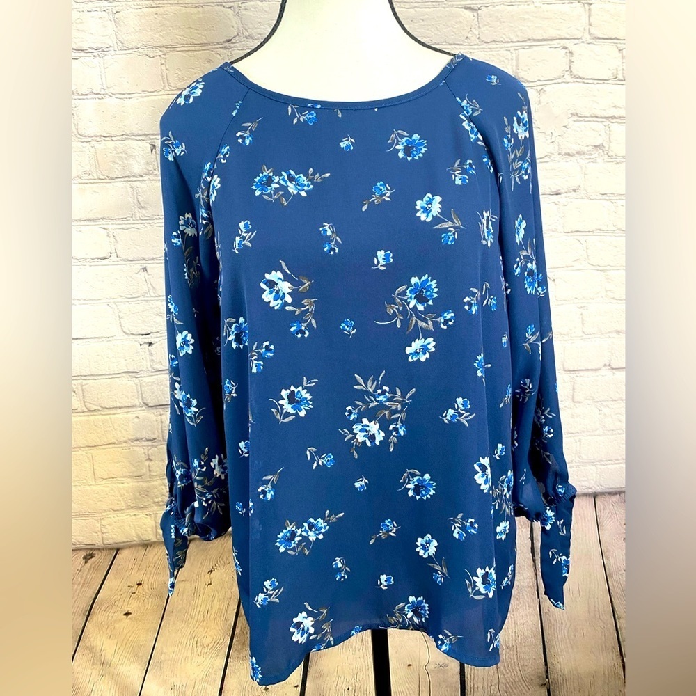 Papermoon Boho Floral Blouse size Medium